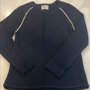 Zara Girls’ Navy Sweater with Stretch-Size 13/14